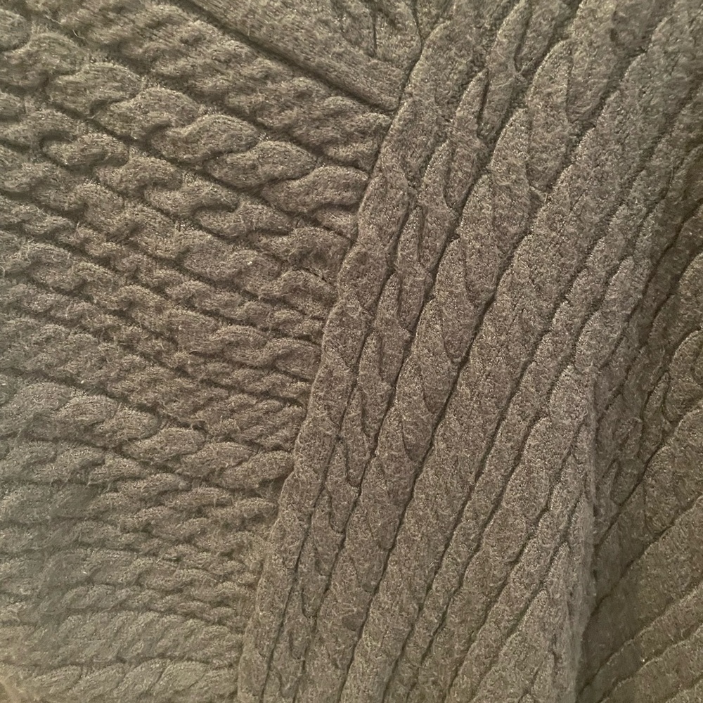 Evolution By Cyrus Aneesa Cable Knit Sweater Gray… - image 7